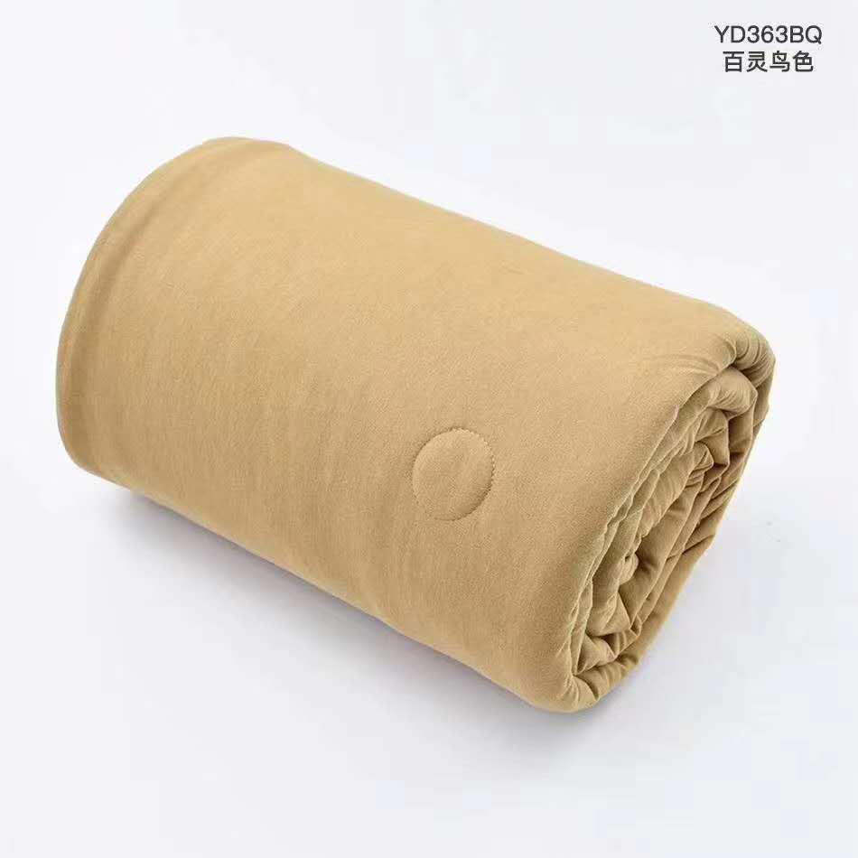 床品夏被学生空调被子纯棉针织棉春秋被薄被可机洗富兰迪