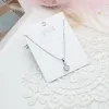 Yiwu jewelry: Simple and delicate collarbone chain for women, alloy, non-fading, niche, high-end, light luxury, gentle style necklace Application Scenario