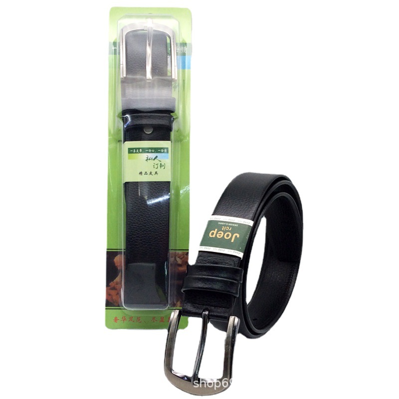 New men's pin buckle rubber belt, jeans belt, casual and versatile pin buckle belt, night market supply