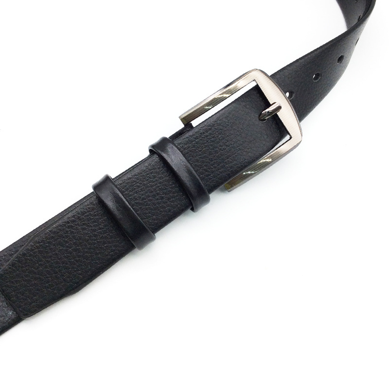 New men's pin buckle rubber belt, jeans belt, casual and versatile pin buckle belt, night market supply Specification image
