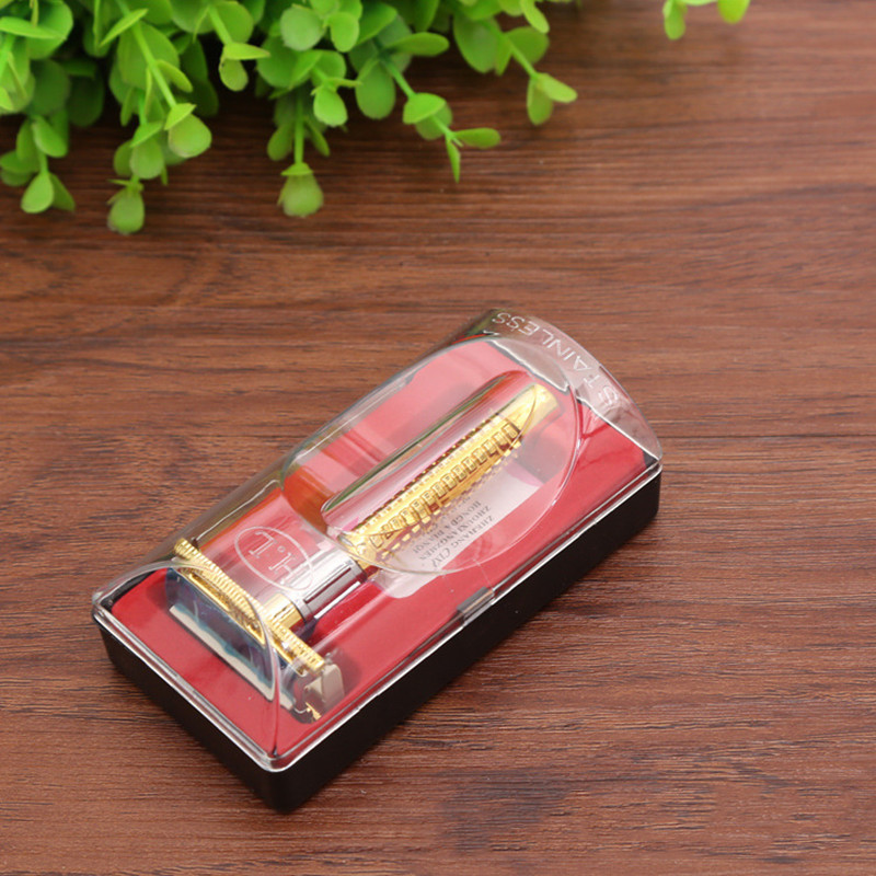 Low-price wholesale of iron shavers, 578 razor frames, plastic boxes, street stalls, two-yuan store supply Specification image