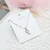 Yiwu jewelry: Simple and delicate collarbone chain for women, alloy, non-fading, niche, high-end, light luxury, gentle style necklace Specification image