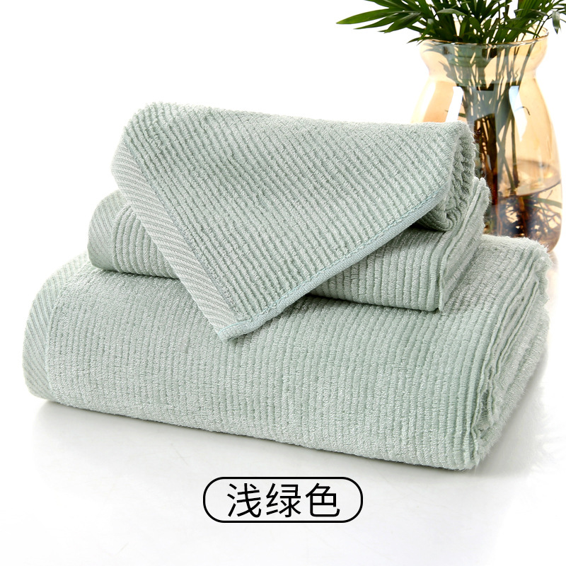Bamboo fiber horizontal weave baby and toddler face towel, soft hand towel, comfortable home face towel, hand towel, customizable LOGO Item Picture