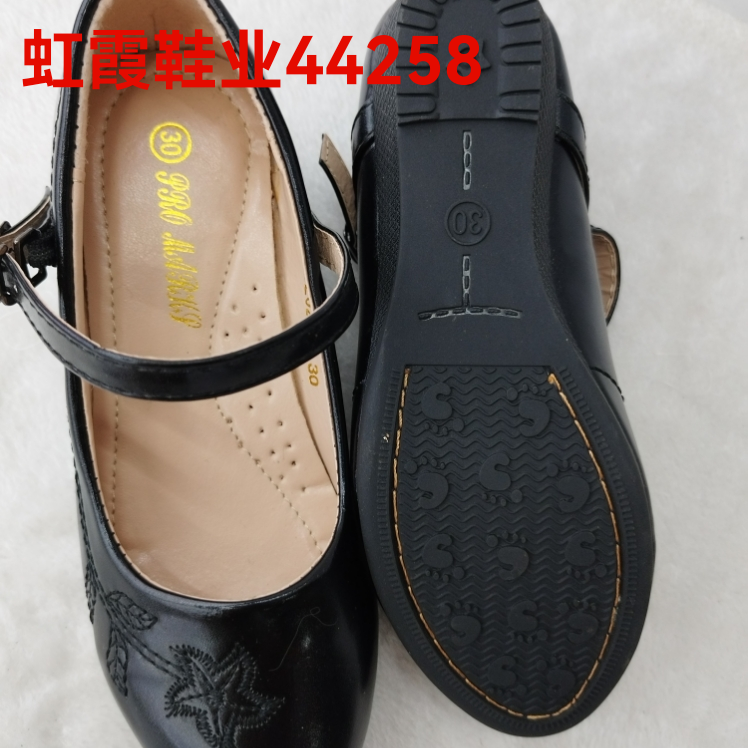 Girls single shoes, autumn shoes, student shoes, small wedge heels, Pu sole
