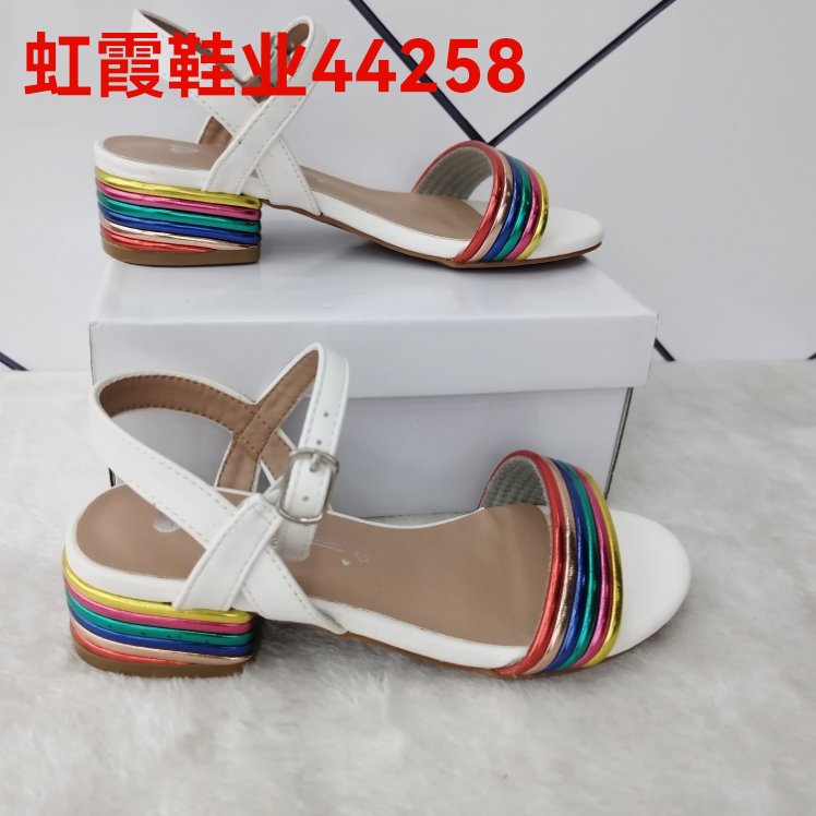Princess shoes, princess sandals, summer pop, dance lace heels, rainbow sandals