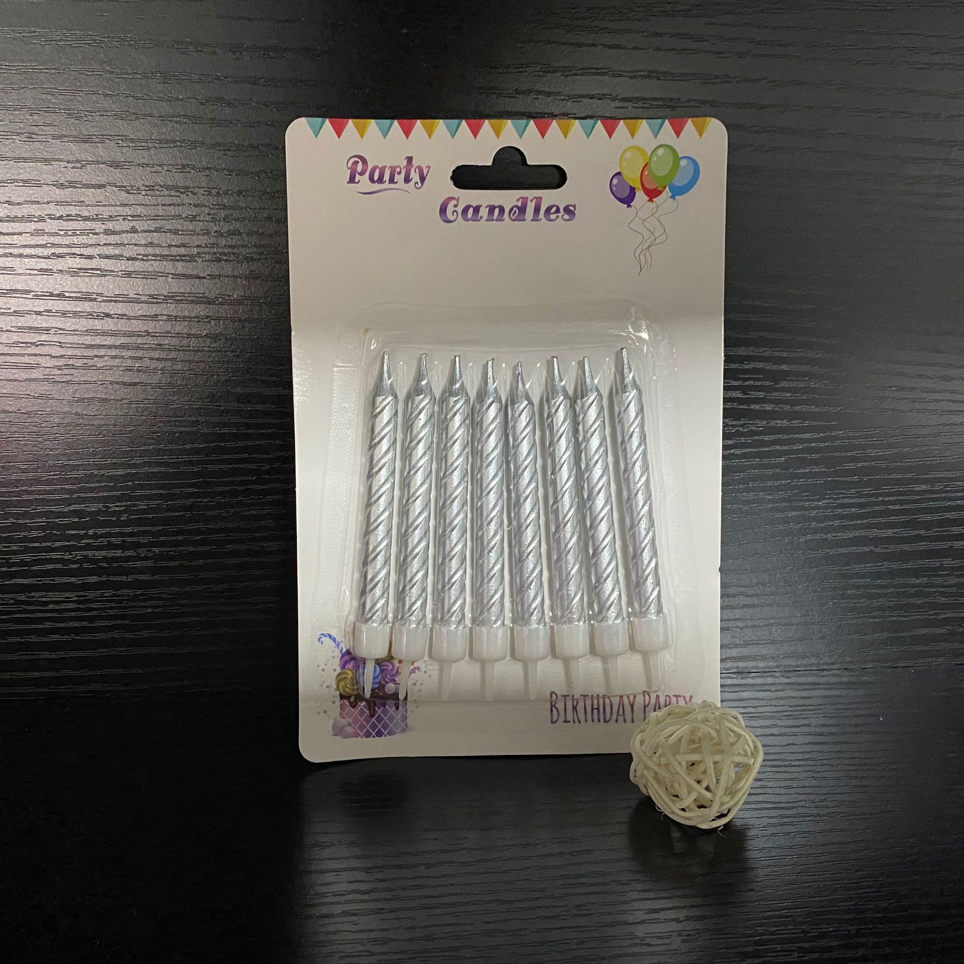 Nuevo 8pcs chapado en oro gran hilo grueso pastel de cumpleaños decoraciones fiesta velas Specification image