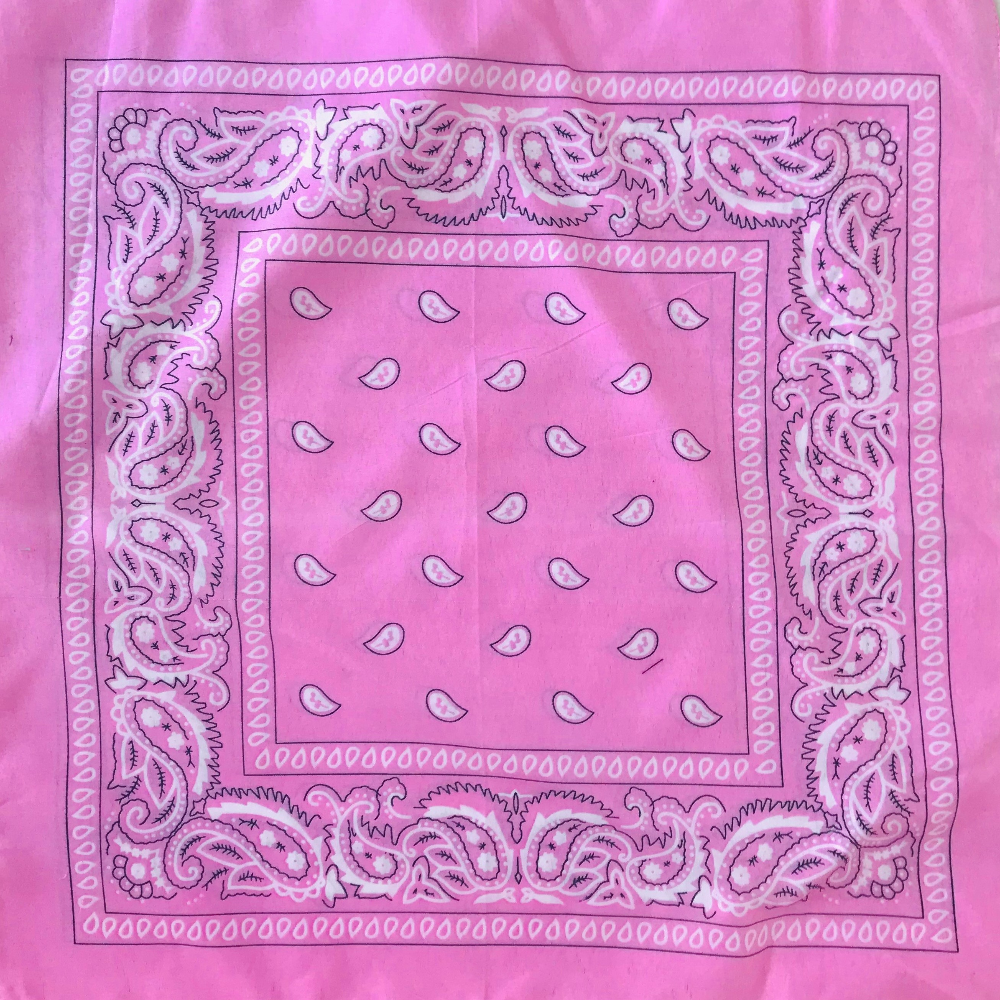 Cotton square towel, cashew nut hip-hop headscarf, outdoor large handkerchief, handkerchief, sports sweat-absorbing wrap towel