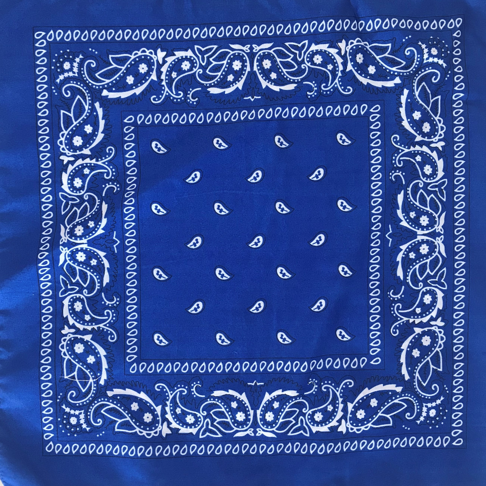 Cotton yellow square scarves, cashew nuts, hip-hop headscarves, outdoor large handkerchiefs, handkerchiefs, sports sweat-absorbing wrapping scarves, foreign trade items Application Scenario