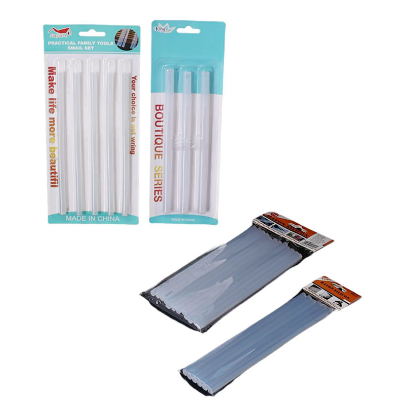 Factory direct sales of EVA hot melt adhesive strips, DIY, low-odor 7mm transparent high-viscosity hot melt adhesive sticks wholesale Item Picture