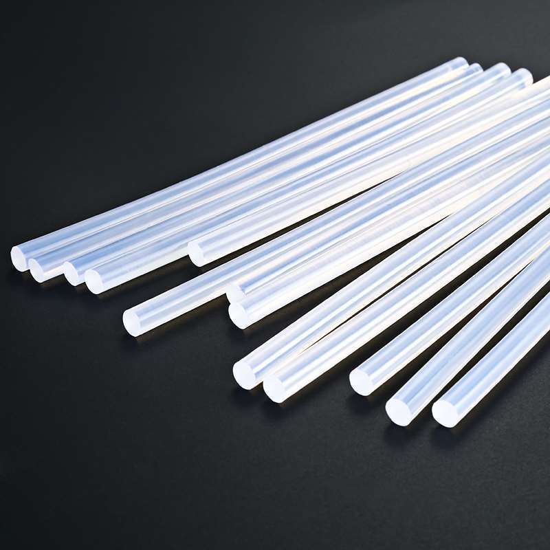 Factory direct sales of EVA hot melt adhesive strips, DIY, low-odor 7mm transparent high-viscosity hot melt adhesive sticks wholesale details Picture