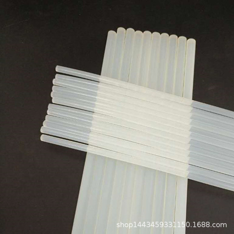 Hot melt adhesive stick, transparent adhesive strip, 7mm - 11mm, hot melt adhesive strip, stick adhesive, hot melt glue, gun glue, stick hot glue details Picture