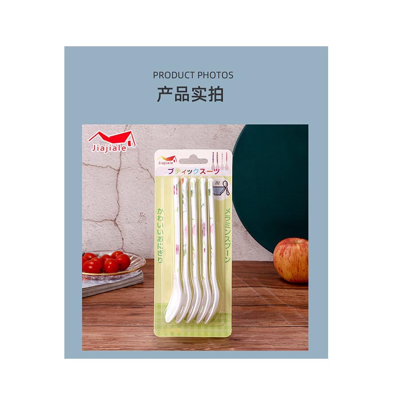 Porcelain-like spoons, household colored melamine hook spoons, porcelain-like long-handled spoons, ramen spicy hot pot spoons, commercial soup spoons and spoons Item Picture