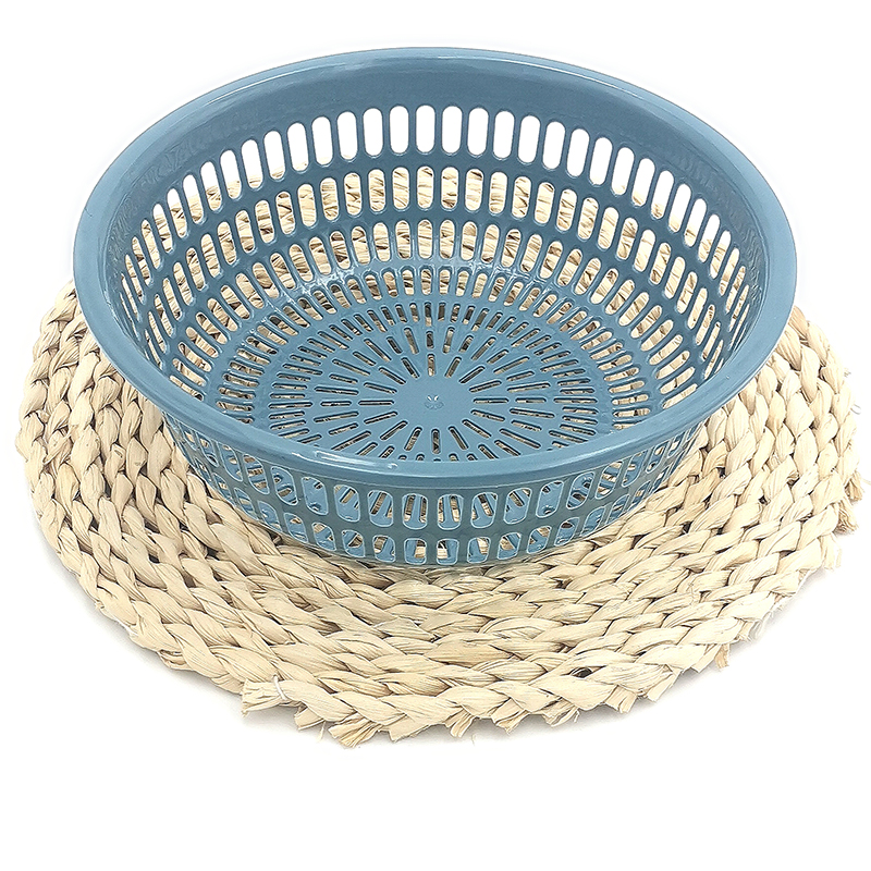 I1747 106# بيع بالجملة في سلة الخضروات المصنوعة من البلاستيك والأزرق Specification image