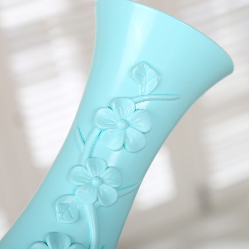 Nordic-style pvc vases for export, simple and realistic vases for 2-yuan store, wholesale of plastic vases for home decoration Application Scenario