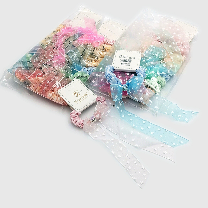 A3331 Ribbon pearl bow hair band Hair Rope Hair band Hair Tie Hair band Rubber Band Japanese and Korean accessories 2-yuan store wholesale Application Scenario
