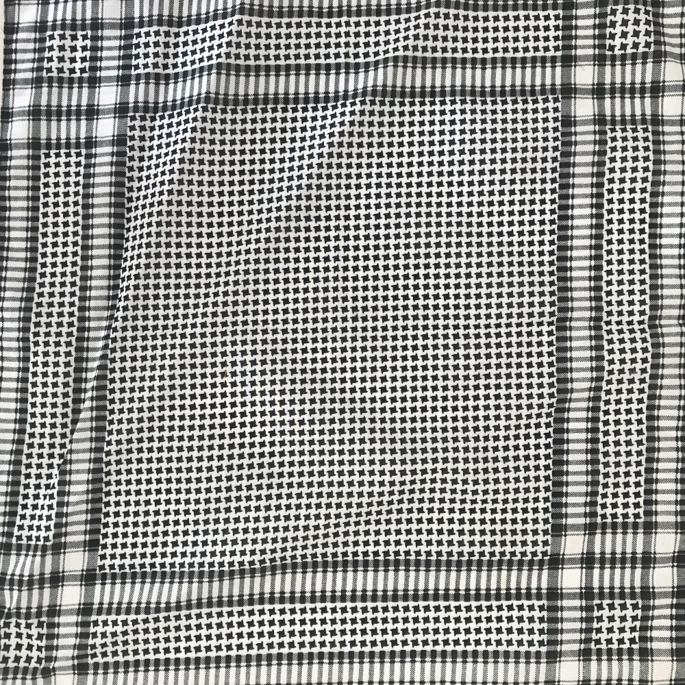 Square towels, street stall export cotton square towels, checkered head hip-hop headscarves, outdoor large handkerchiefs, handkerchiefs, sports sweat-absorbing wrapping towels export goods Specification image