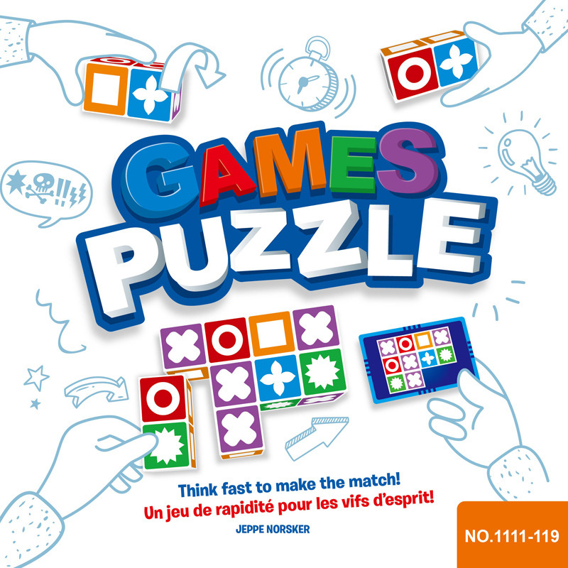 跨境空间逻辑思维桌游GAMES PUZZLE匹配游戏儿童早教亲子互动玩具