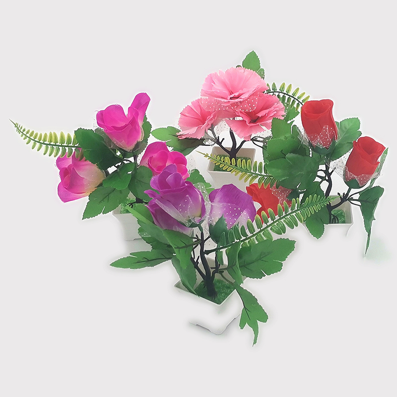 I1924 Mini pulp basin simulation for placing three potted flowers on the indoor balcony of a home details Picture