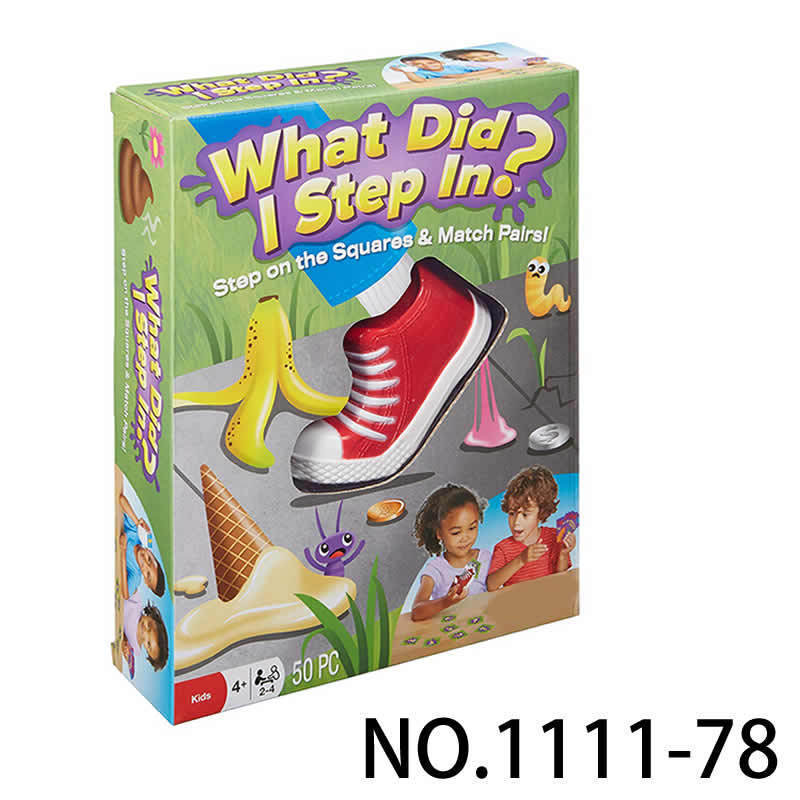 Ideal WHAT DID I STEP IN 益智记忆力 踩到什么桌面卡牌游戏玩具