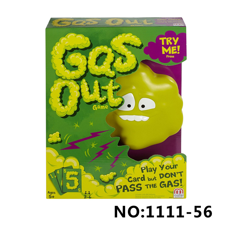 放屁玩具 gas out Guster 整蛊聚会玩具 family Party game纸牌