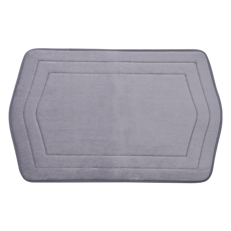 Cross-border simple, slow rebound, memory absorbent floor MATS, bathroom and bedroom anti-slip foot MATS, kitchen door MATS, home carpets Item Picture