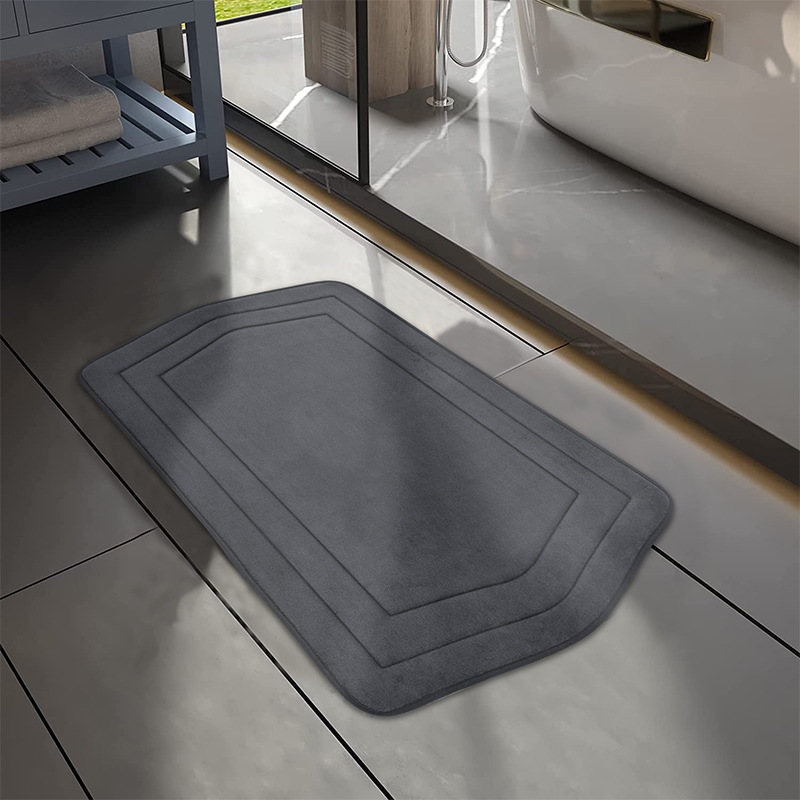 Cross-border simple, slow rebound, memory absorbent floor MATS, bathroom and bedroom anti-slip foot MATS, kitchen door MATS, home carpets