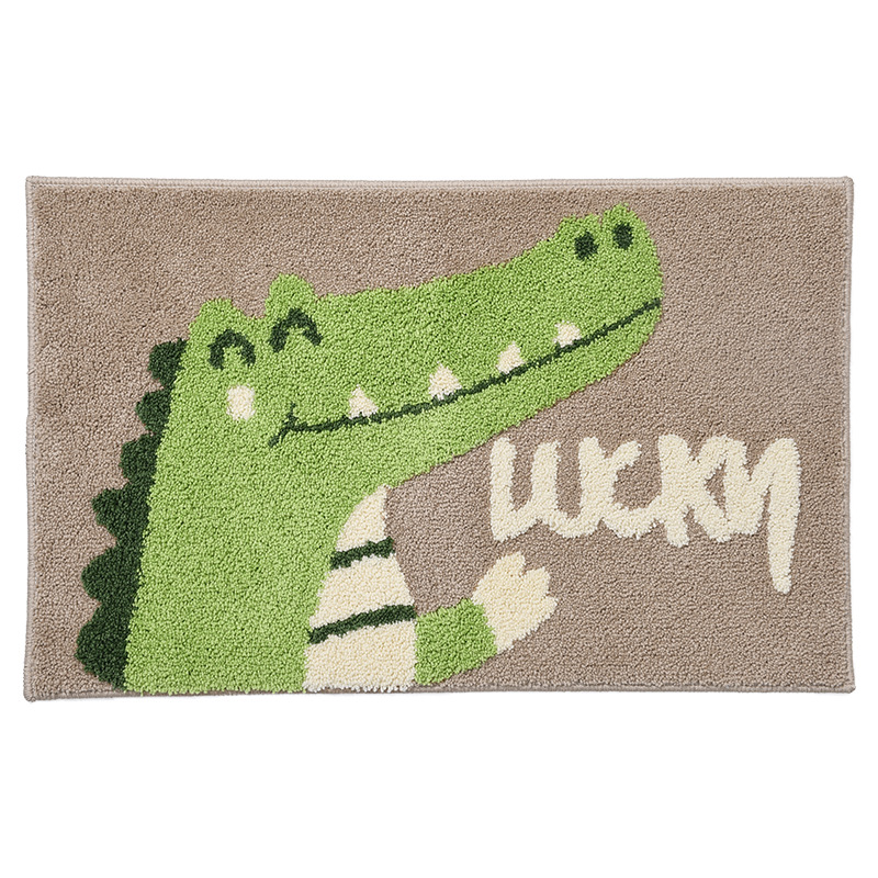 Children's crawling MATS, cute cat bathroom and toilet water-absorbing anti-slip foot MATS, floor MATS, simple home bedroom entrance MATS Item Picture