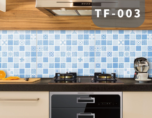 厨房马赛克防油贴纸橱柜墙纸柜耐高温防潮防水铝箔防油贴自粘灶台