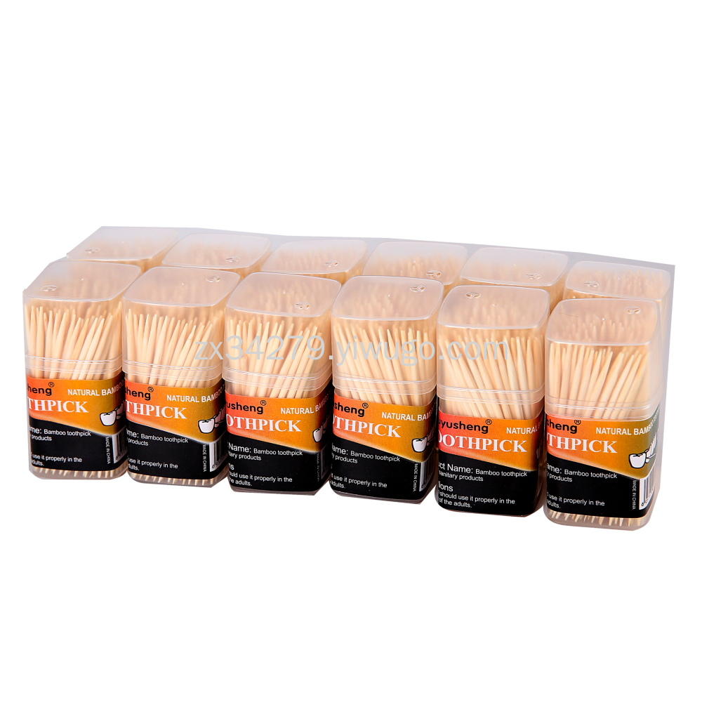 Disposable toothpicks in square bottles at best sale price