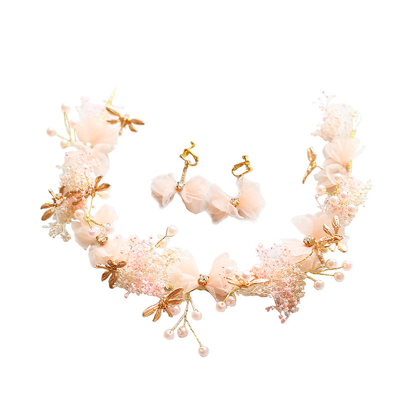 头饰白底实物图