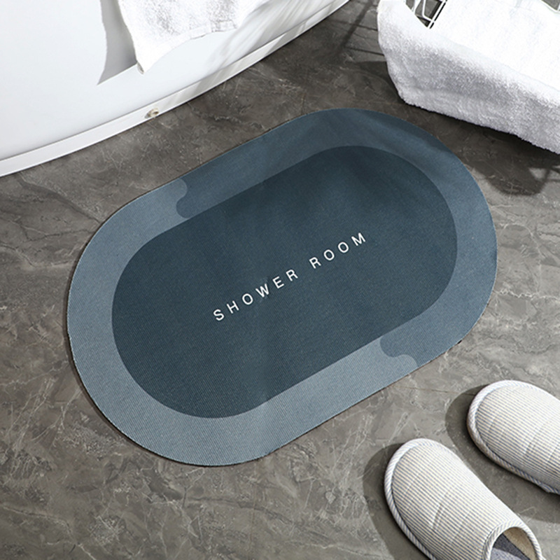 douyin's best-selling modern and simple bathroom anti-slip floor MATS, water-absorbing and quick-drying carpet floor MATS for bathrooms, and bedroom floor MATS Item Picture
