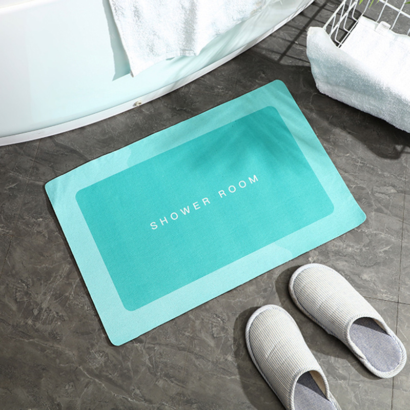 douyin's best-selling modern and simple bathroom anti-slip floor MATS, water-absorbing and quick-drying carpet floor MATS for bathrooms, and bedroom floor MATS Specification image