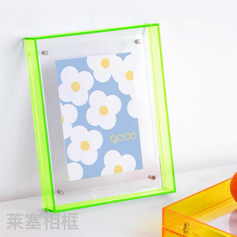 Colorful acrylic creative ornaments for home decoration, living room and bedroom handicrafts, photos, acrylic photo frames