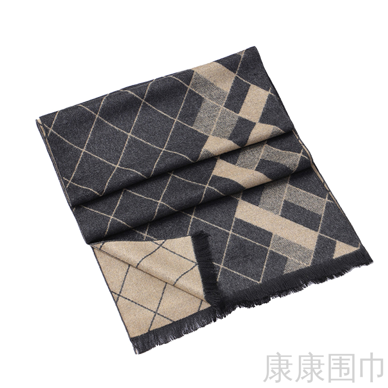 Men's scarf Men's scarf Autumn/Winter men's scarf Warm scarf Dad scarf boyfriend scarf Rayon viscoelastic scarf