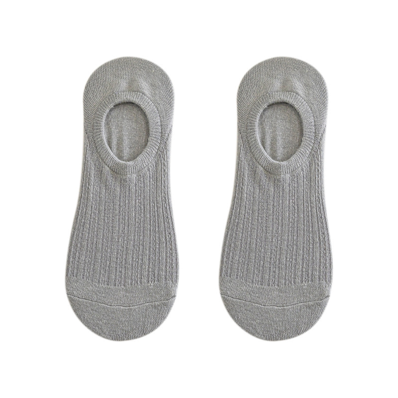 Summer thin socks for women, solid color, light-cut, anti-slip cotton socks, low-top, short-top, Japanese-style invisible socks, one-piece consignment Item Picture