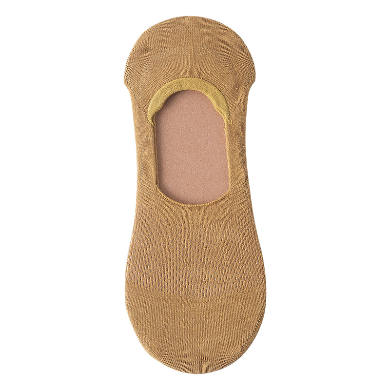 Men's summer invisible socks, solid color casual breathable cotton socks, low-top shallow mouth men's boat socks, one-piece delivery Item Picture