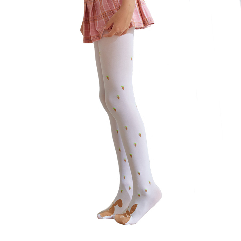 Children's pantyhose, summer thin anti-hook stockings, girls' silk stockings, dance mosquito repellent stockings, white skirt stockings, baby base stockings Item Picture