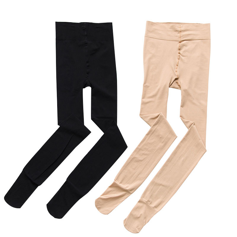 A fat mm, 200 pounds, spring and autumn plus plus-size pantyhose, tights, women's high-waisted tights, and wide stockings Item Picture