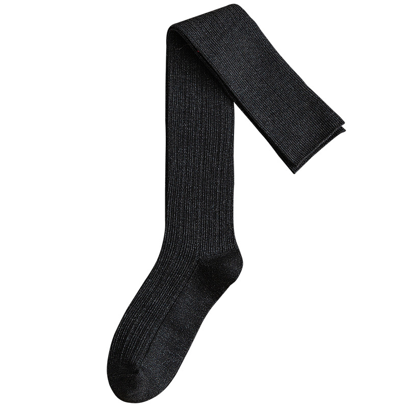 Spring and autumn jk Socks Academy style Ladies' leg beauty socks, solid color slimming long stockings, over-the-knee socks, one-piece consignment Item Picture
