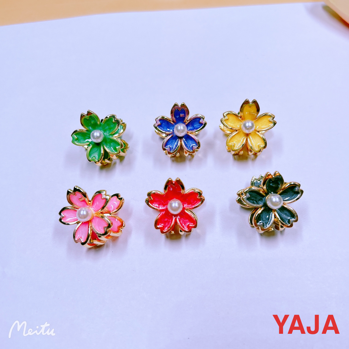 Yong Ai Jiu Ai Daisy hair clip, small grab clip, fringe clip, top clip, back of the head, simple style in headwear, teenage girl's hair accessory Specification image