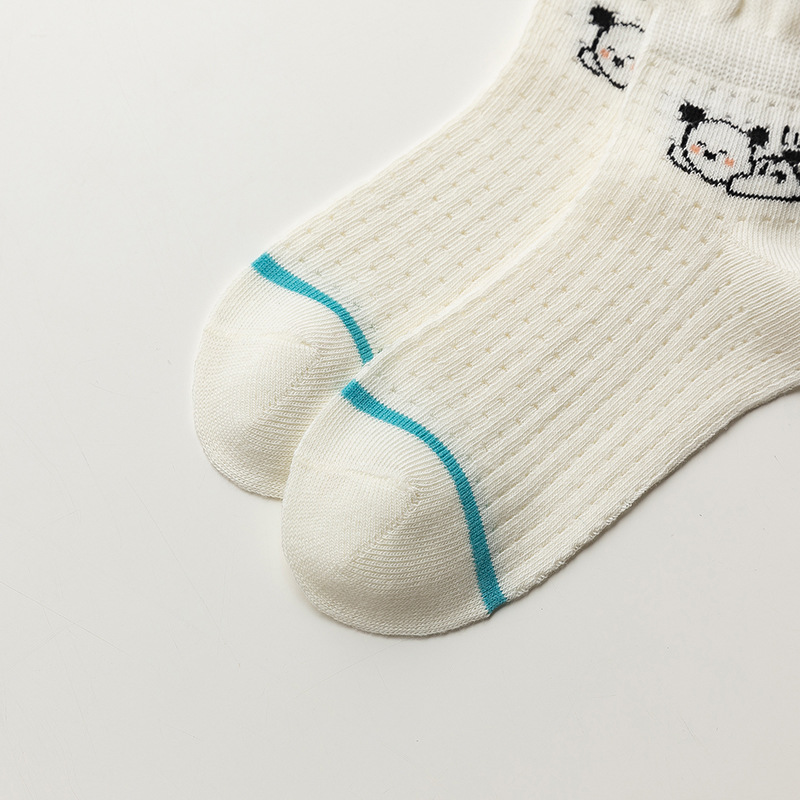 Summer baby socks, breathable mesh cotton socks, cartoon children's socks, cute girls, large and medium-sized children's socks, sent by the manufacturer Application Scenario