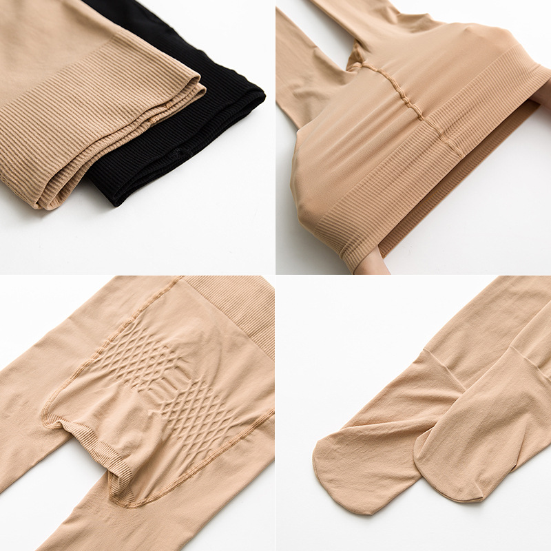 A fat mm, 200 pounds, spring and autumn plus plus-size pantyhose, tights, women's high-waisted tights, and wide stockings Specification image