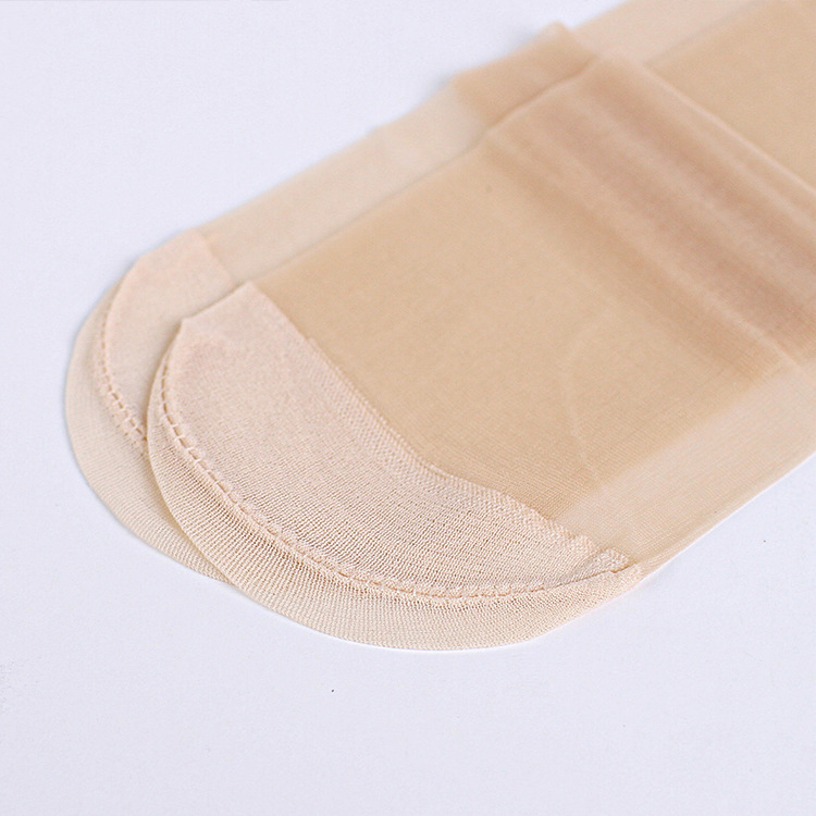 C1652 Thin crystal hosiery silk hosiery ladies transparent socks summer 5 pairs of hardcover short tube invisible socks for hair Specification drawing