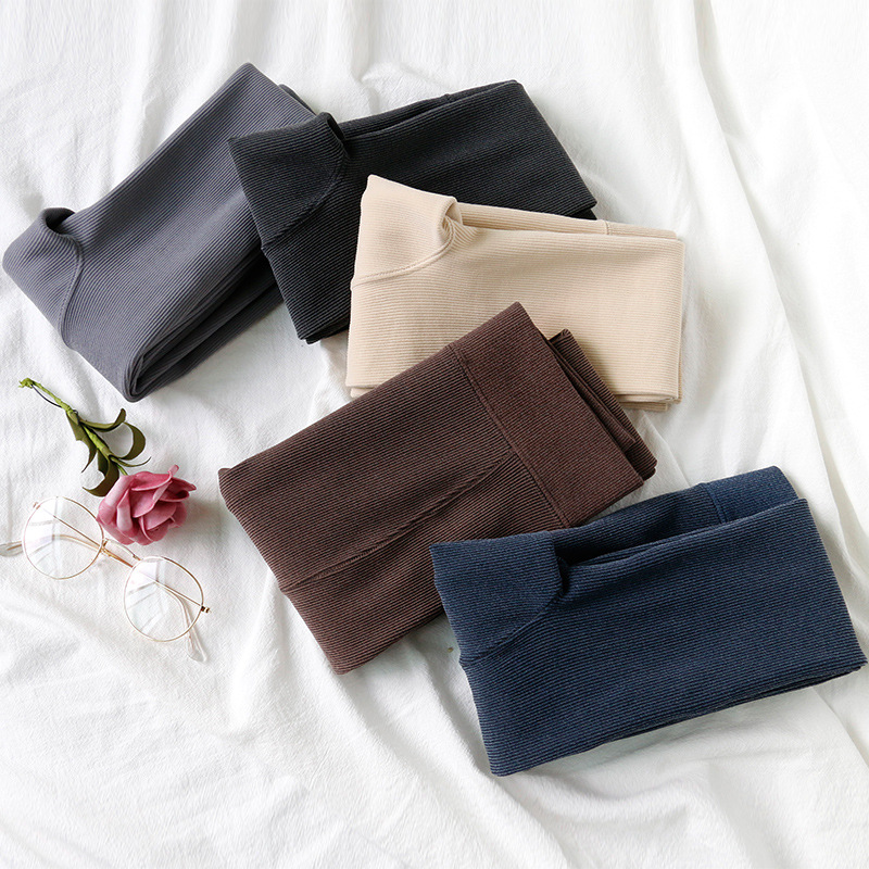 Women's spring and autumn tights for slimming the abdomen and lifting the buttocks, fleece warm jumpsuits, nylon vertical striped one-piece pants for delivery Application Scenario