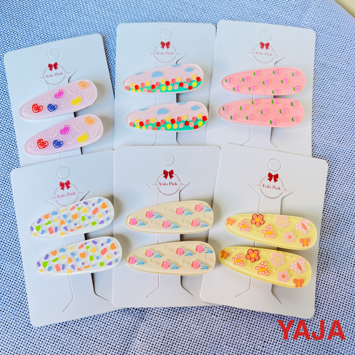 New cartoon girl hairpin for the back of the head, duckbill clip, side bangs clip and hair accessory