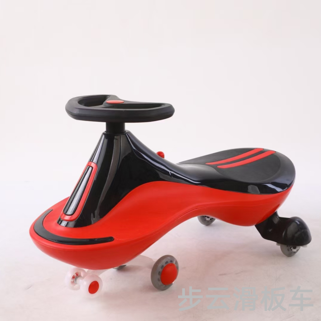 Buyun children's twist car, sliding car bag, music bag, light pu wheels with lights, swing car Application Scenario