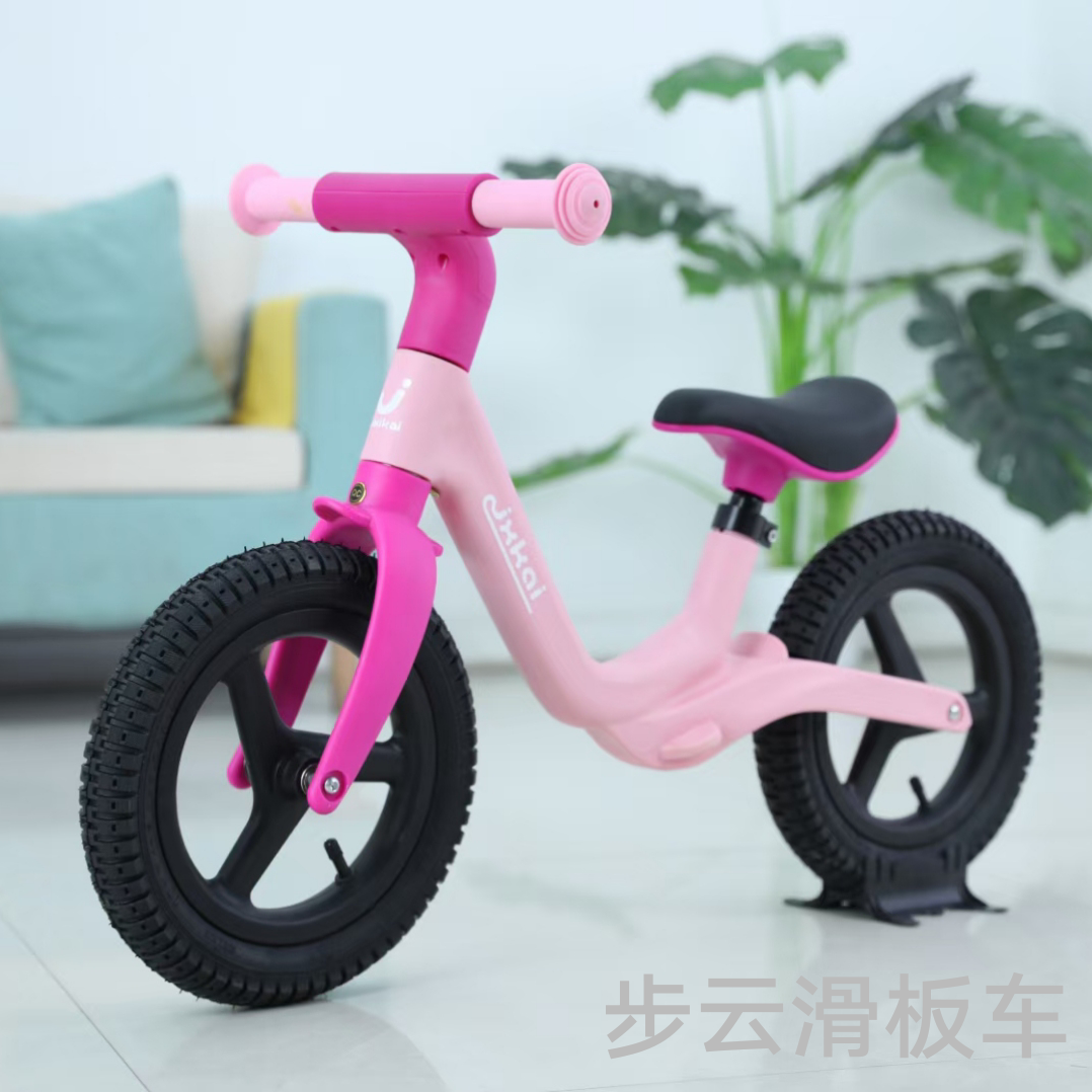 The new balance bike of Buyun children's roller coaster is available in multiple colors and features an integrated inflatable wheel Application Scenario