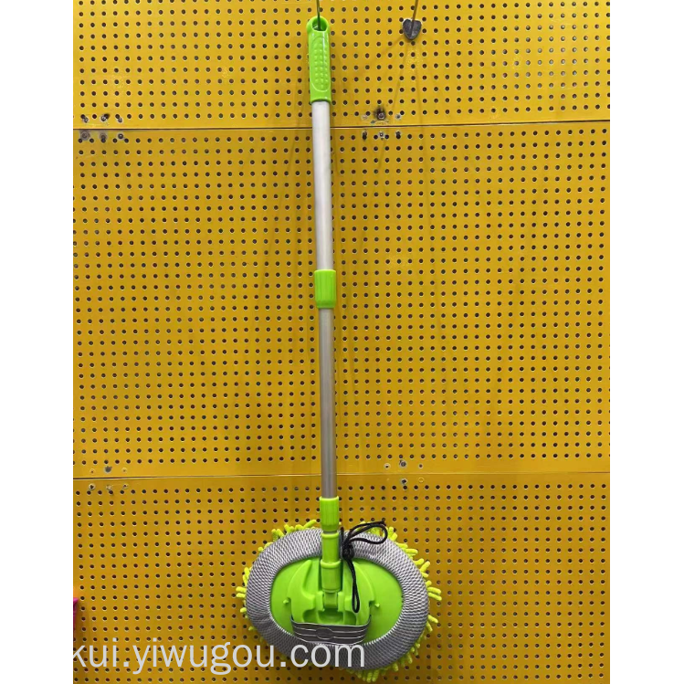 Car wash mop Chenille three-section soft hair wax trailer carrying brushes wiping car washing tools