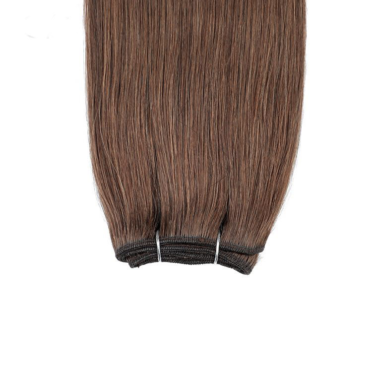 Good amplitude real person hair straight hair bw mixed color secondary color hair curtain virgin Hair 27/613 Item Picture