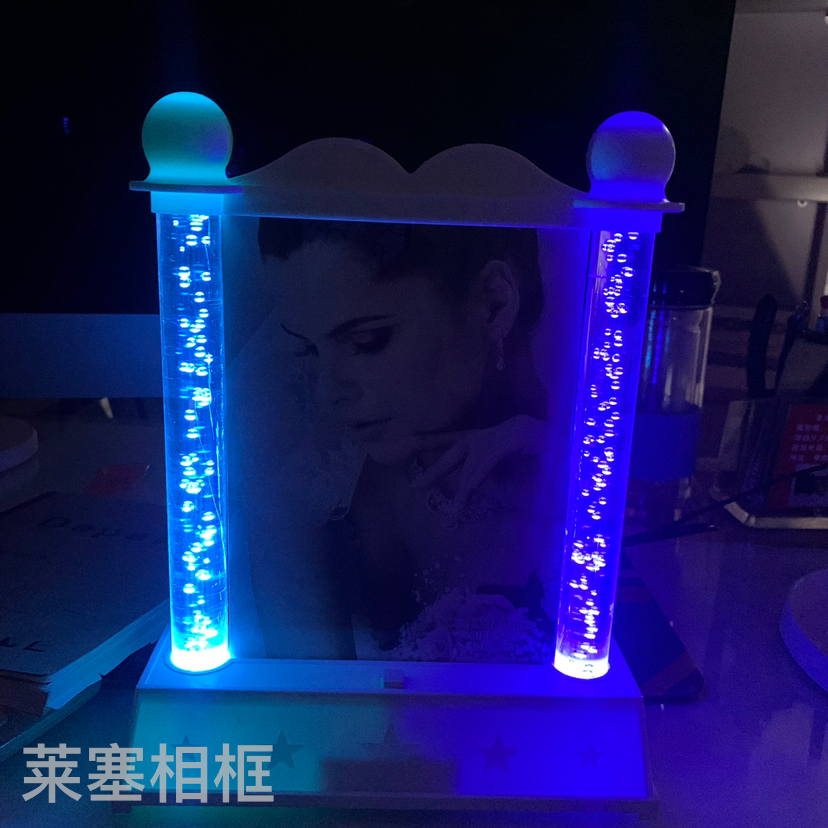 Colorful lighting creative ornaments, home decoration, living room and bedroom handicrafts, photos, lighting columns, photo frames Specification image